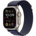 Obrázok pre výrobcu Apple Watch 49mm Navy Alpine Loop - Medium - Natural Titanium Finish